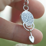 Load image into Gallery viewer, OOAK Osmose pendant #51 ~ with captured plant • Amethyst (ready to ship)