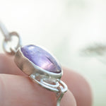 Load image into Gallery viewer, OOAK Osmose pendant #51 ~ with captured plant • Amethyst (ready to ship)