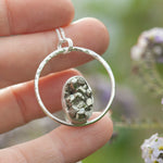 Charger l'image dans la galerie, OOAK Mae pendant in silver #29 • Druzy Pyrite (Ready to ship)
