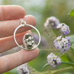 Charger l'image dans la galerie, OOAK Mae pendant in silver #29 • Druzy Pyrite (Ready to ship)