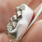 Charger l'image dans la galerie, OOAK Mae pendant in silver #29 • Druzy Pyrite (Ready to ship)