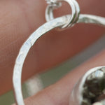 Charger l'image dans la galerie, OOAK Mae pendant in silver #29 • Druzy Pyrite (Ready to ship)