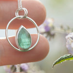 Lade das Bild in den Galerie-Viewer, OOAK Mae pendant in silver #14 • Kyanite (Ready to ship)