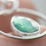 Lade das Bild in den Galerie-Viewer, OOAK Mae pendant in silver #14 • Kyanite (Ready to ship)