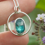 Afbeelding in Gallery-weergave laden, OOAK Mae pendant in silver #10 • Kyanite (Ready to ship)