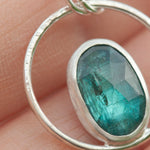 Afbeelding in Gallery-weergave laden, OOAK Mae pendant in silver #10 • Kyanite (Ready to ship)