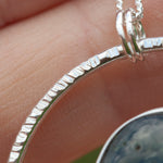 Afbeelding in Gallery-weergave laden, OOAK Mae pendant in silver #52 • Moss Agate (Ready to ship)