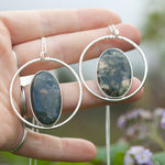 Afbeelding in Gallery-weergave laden, OOAK Mae pendant in silver #52 • Moss Agate (Ready to ship)