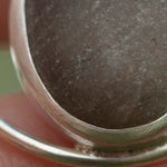 Load image into Gallery viewer, OOAK Mae pendant in silver #33 • Natural beach pebble (Ready to ship)