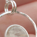 Afbeelding in Gallery-weergave laden, OOAK Mae pendant in silver #8 • Rutilated quartz (Ready to ship)