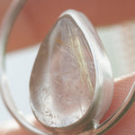 Afbeelding in Gallery-weergave laden, OOAK Mae pendant in silver #9 • Rutilated quartz (Ready to ship)