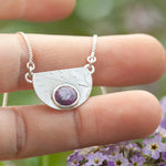 Load image into Gallery viewer, OOAK Alika necklace #8 • Star Ruby (ready to ship)