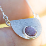 Load image into Gallery viewer, OOAK Alika necklace #8 • Star Ruby (ready to ship)