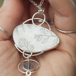 Load image into Gallery viewer, OOAK Aurae pendant #14 • Chrysocolla & White Labradorite (ready to ship)