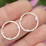 Load image into Gallery viewer, OOAK ilena silver earrings #6 (ready to ship)