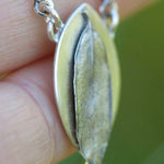 Load image into Gallery viewer, OOAK Leaf necklace #2 • Kyanite (ready to ship)