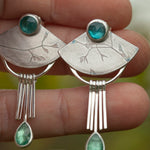 Load image into Gallery viewer, OOAK Aina earrings #15 • Kyanite (ready to ship)