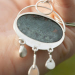 Load image into Gallery viewer, OOAK Aurae pendant #10 • Moss agate, Kyanite & White Labradorite (ready to ship)
