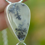 Load image into Gallery viewer, OOAK Aurae pendant #9 • Dendritic Opal, Kyanite & tourmaline (ready to ship)