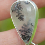 Load image into Gallery viewer, OOAK Aurae pendant #9 • Dendritic Opal, Kyanite & tourmaline (ready to ship)