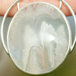 Load image into Gallery viewer, OOAK Aurae pendant #11 • Plume agate & Moonstone (ready to ship)