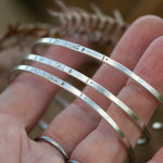 Load image into Gallery viewer, OOAK Ethnic bracelet in silver #21 • size 6,5cm (ready-to-ship)