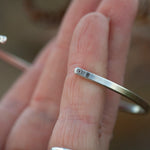 Load image into Gallery viewer, OOAK Ethnic bracelet in silver #21 • size 6,5cm (ready-to-ship)