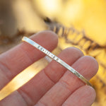 Load image into Gallery viewer, OOAK Ethnic bracelet in silver #24 • size 5,5cm (ready-to-ship)