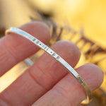 Load image into Gallery viewer, OOAK Ethnic bracelet in silver #24 • size 5,5cm (ready-to-ship)