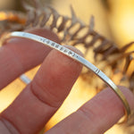 Load image into Gallery viewer, OOAK Ethnic bracelet in silver #30 • size 6,5cm (ready-to-ship)