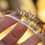 Load image into Gallery viewer, OOAK Ethnic bracelet in silver #30 • size 6,5cm (ready-to-ship)