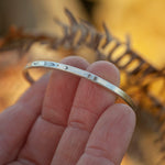 Load image into Gallery viewer, OOAK Ethnic bracelet in silver #31 • size 4,5cm (ready-to-ship)