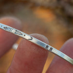 Load image into Gallery viewer, OOAK Ethnic bracelet in silver #32 • size 6cm (ready-to-ship)