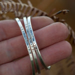 Load image into Gallery viewer, OOAK Ethnic bracelet in silver #39 • size 5,5cm (ready-to-ship)