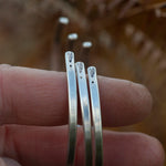 Load image into Gallery viewer, OOAK Ethnic bracelet in silver #39 • size 5,5cm (ready-to-ship)