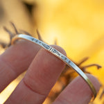 Load image into Gallery viewer, OOAK Ethnic bracelet in silver #39 • size 5,5cm (ready-to-ship)