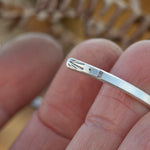 Charger l'image dans la galerie, OOAK Ethnic bracelet in silver #42 • size 6cm (ready-to-ship)