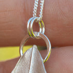 Cargar imagen en el visor de la galería, OOAK Phillyrea latifolia Leaf pendant in silver #12 (ready to ship)