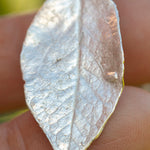 Load image into Gallery viewer, OOAK Blueberry Leaf pendant in silver #10 (ready to ship)