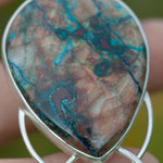 Load image into Gallery viewer, OOAK Aurae pendant #8 • Azurite Chrysocolla, Kyanite & White Labradorite (ready to ship)
