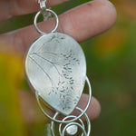 Load image into Gallery viewer, OOAK Aurae pendant #8 • Azurite Chrysocolla, Kyanite & White Labradorite (ready to ship)