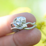 Load image into Gallery viewer, OOAK Nalae, organic ring in silver #1 • size 62,5 (ready-to-ship)