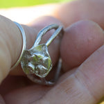 Load image into Gallery viewer, OOAK Nalae, organic ring in silver #1 • size 62,5 (ready-to-ship)