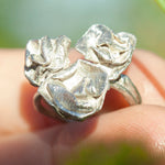 Load image into Gallery viewer, OOAK Nalae, organic ring in silver #2 • size 50,5 (ready-to-ship)