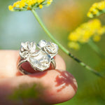 Load image into Gallery viewer, OOAK Nalae, organic ring in silver #2 • size 50,5 (ready-to-ship)