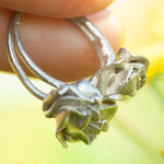 Load image into Gallery viewer, OOAK Nalae, organic ring in silver #2 • size 50,5 (ready-to-ship)