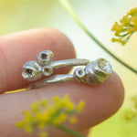 Load image into Gallery viewer, OOAK Nalae, organic ring in silver #10 • Adjustable size 54 (ready-to-ship)