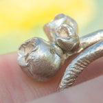 Load image into Gallery viewer, OOAK Nalae, organic ring in silver #10 • Adjustable size 54 (ready-to-ship)
