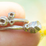 Load image into Gallery viewer, OOAK Nalae, organic ring in silver #10 • Adjustable size 54 (ready-to-ship)