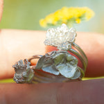 Load image into Gallery viewer, OOAK Nalae, organic ring in silver #11 • size 57,5 (ready-to-ship)